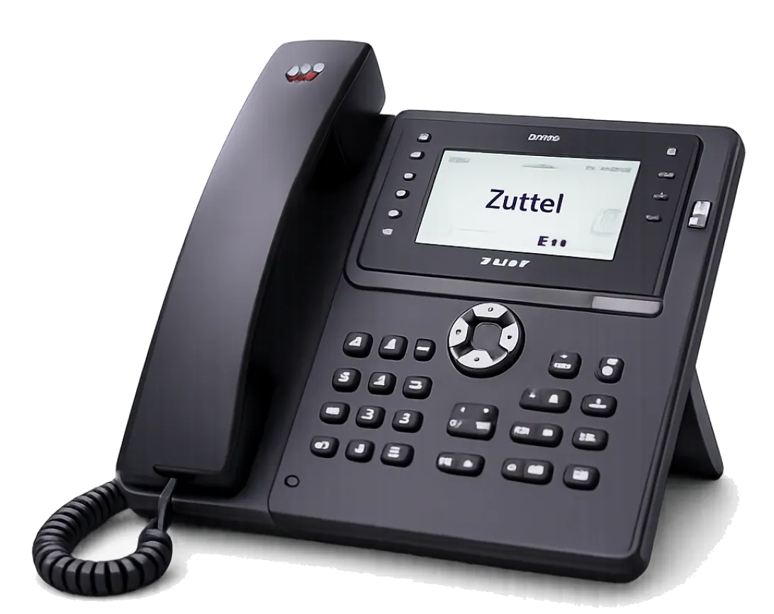 Telefone fixo de mesa da Zuttel