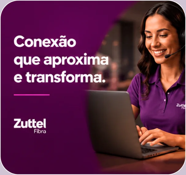 Peça de divulgação com o mote “Conexão que aproxima e transforma”