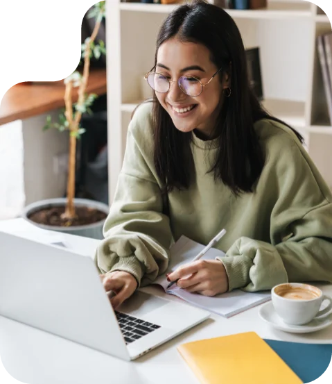 Cliente usando internet zuttel